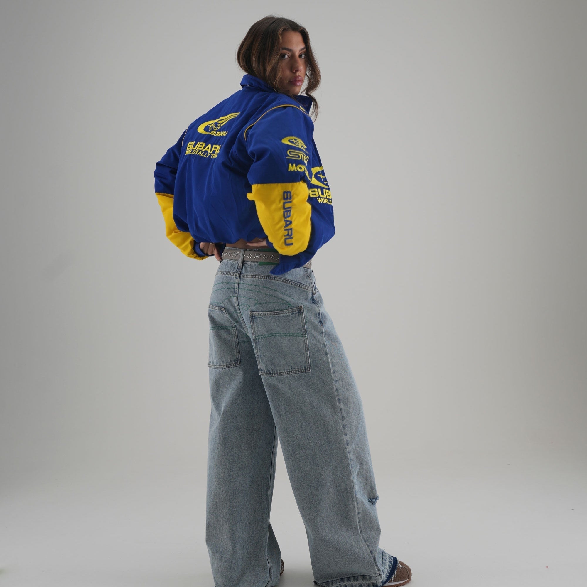 Subaru Rally Vintage Racing Jacket - Blue Edition