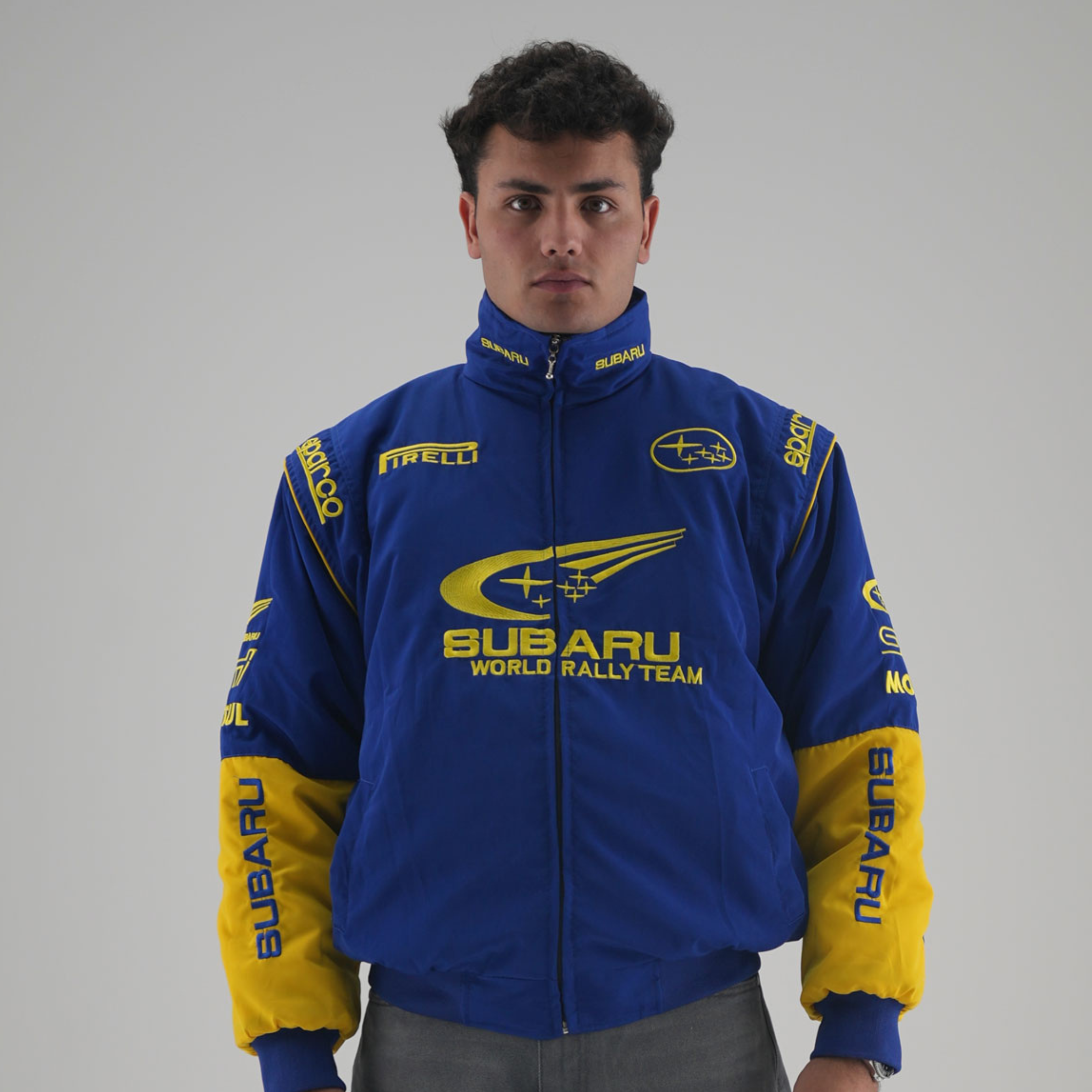 Subaru Rally Vintage Racing Jacket - Blue Edition