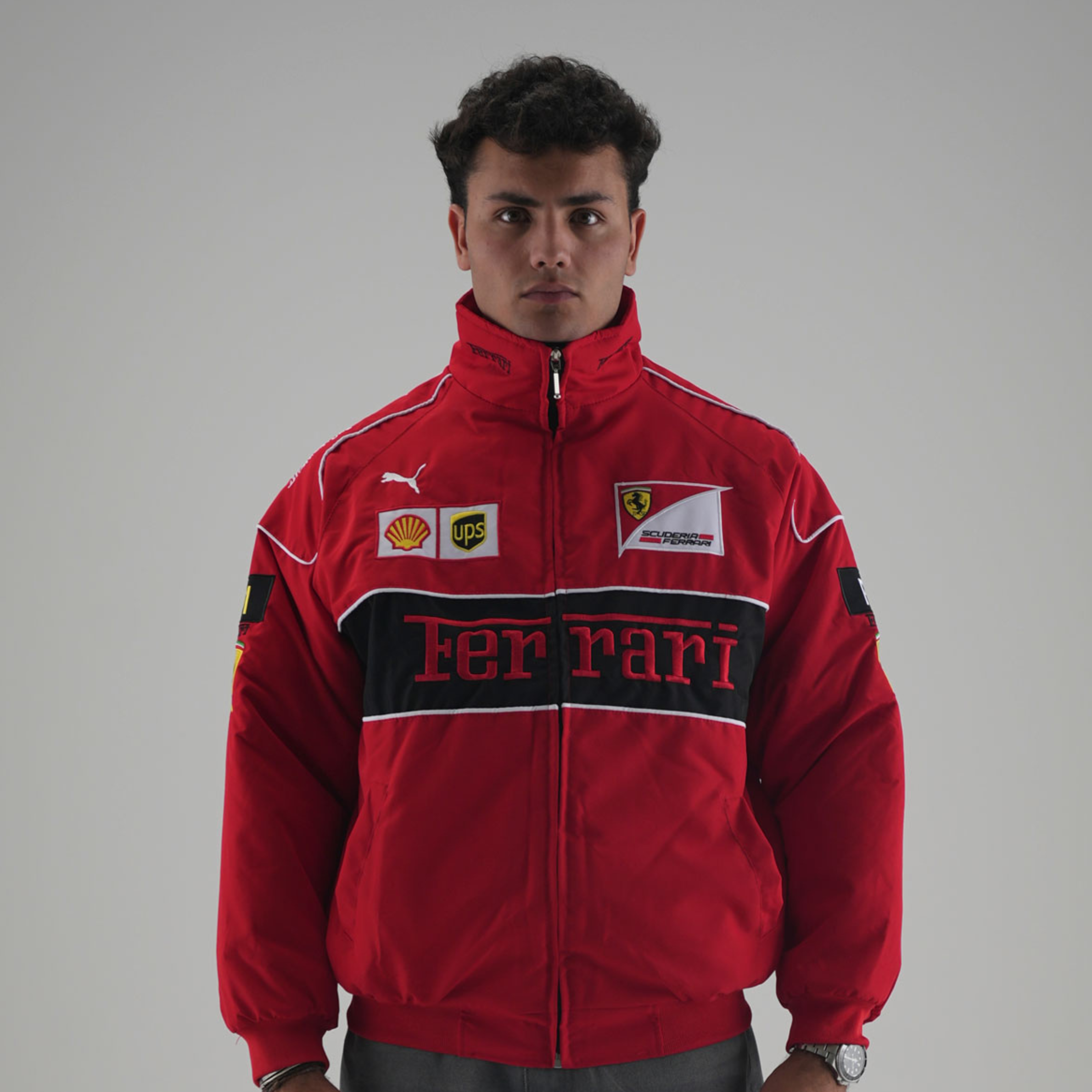 Ferrari F1 Vintage Racing Jacket - Red Edition