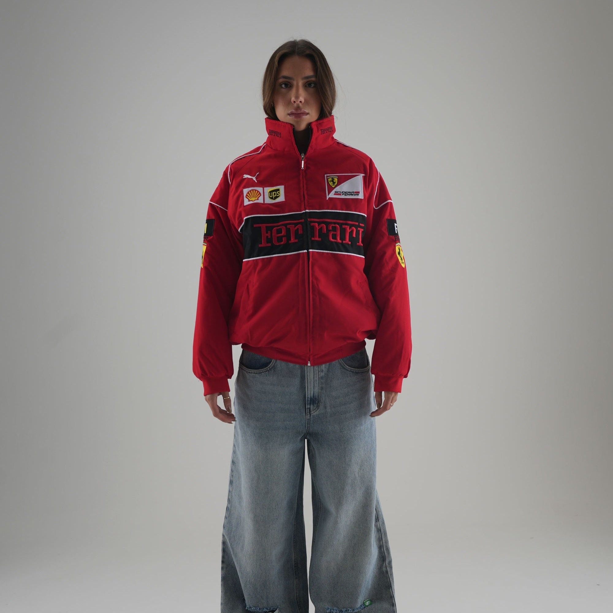 Ferrari F1 Vintage Racing Jacket - Red Edition