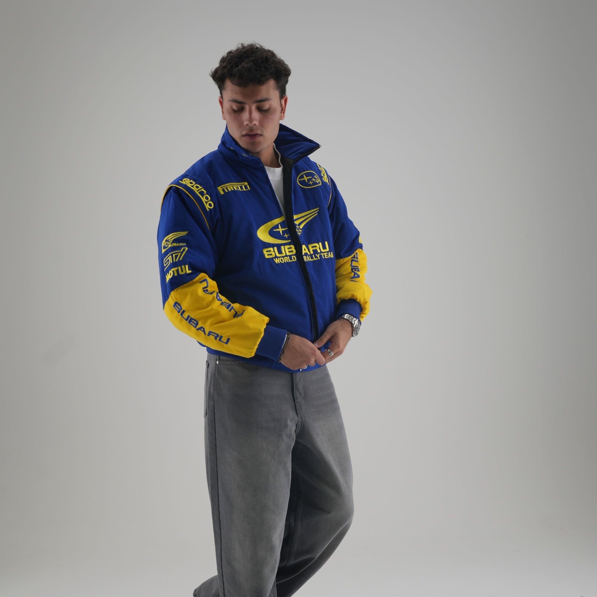 Subaru Rally Vintage Racing Jacket - Blue Edition