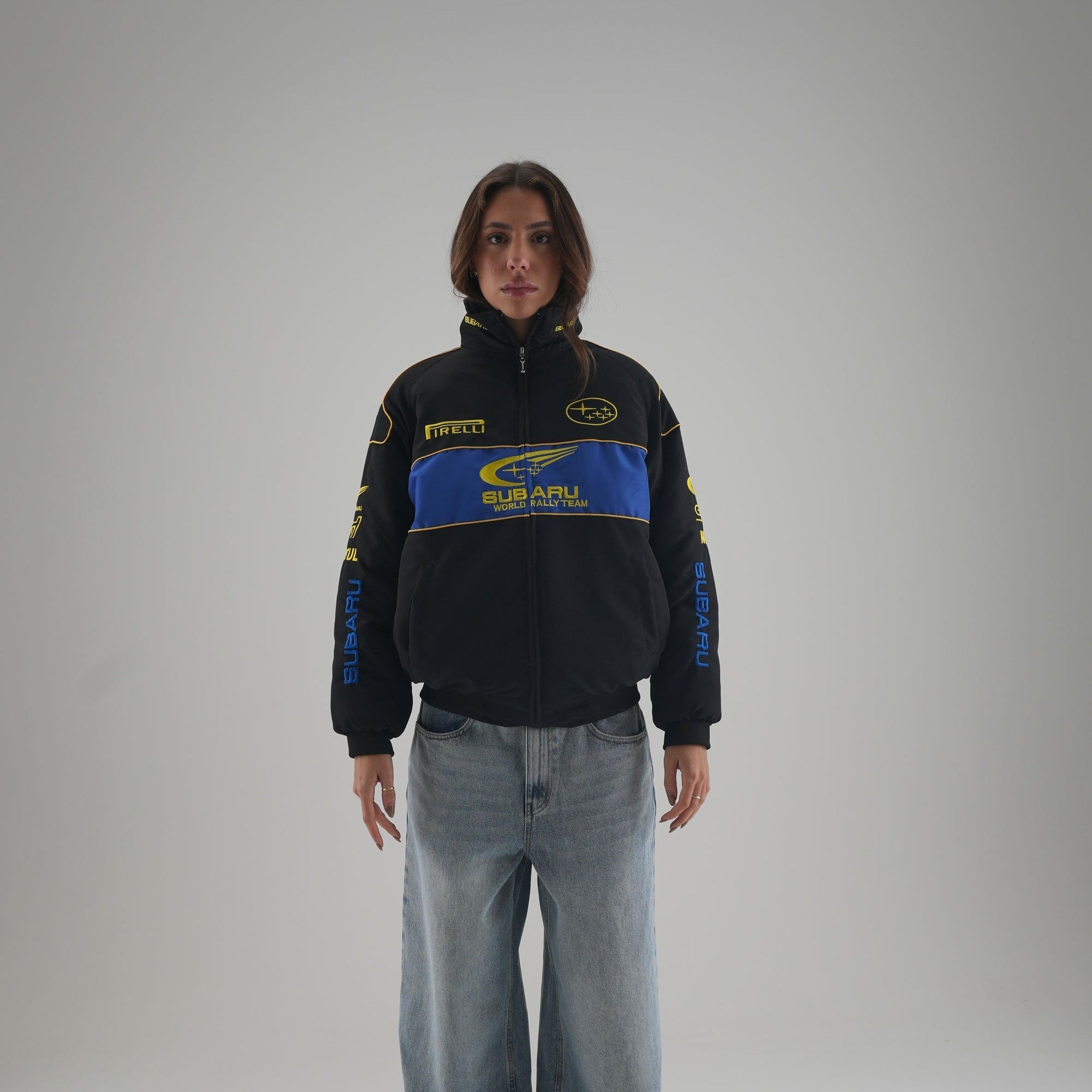 Subaru Rally Vintage Racing Jacket - Black Edition