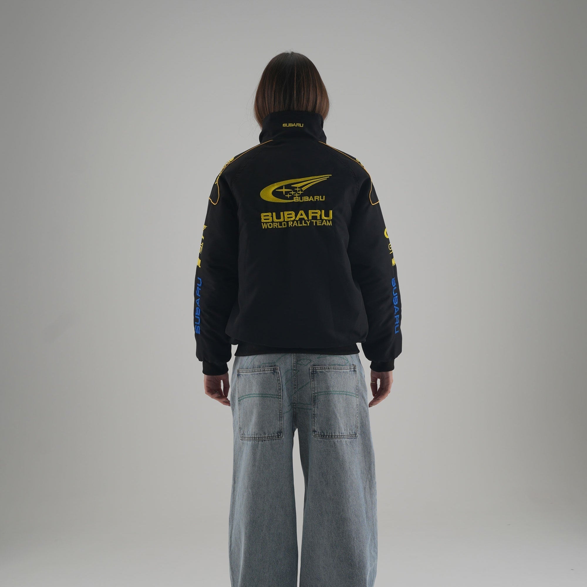 Subaru Rally Vintage Racing Jacket - Black Edition